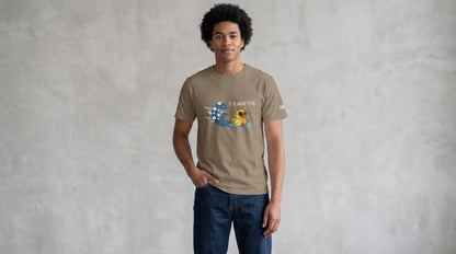 Funny Duck T-Shirt – It Is What It Is Shirt| Chaotic Duck Meme Tee| Burnout Humor Graphic Tee| Funny Introvert Gift