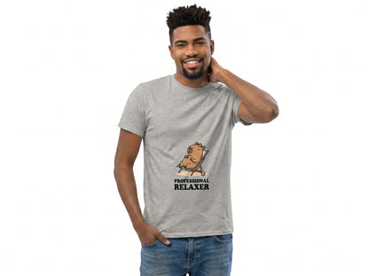 Professional Relaxer Shirt | Funny Capybara Meme Tee | Chill Capybara Graphic T-Shirt | Relaxed Vibes Shirt