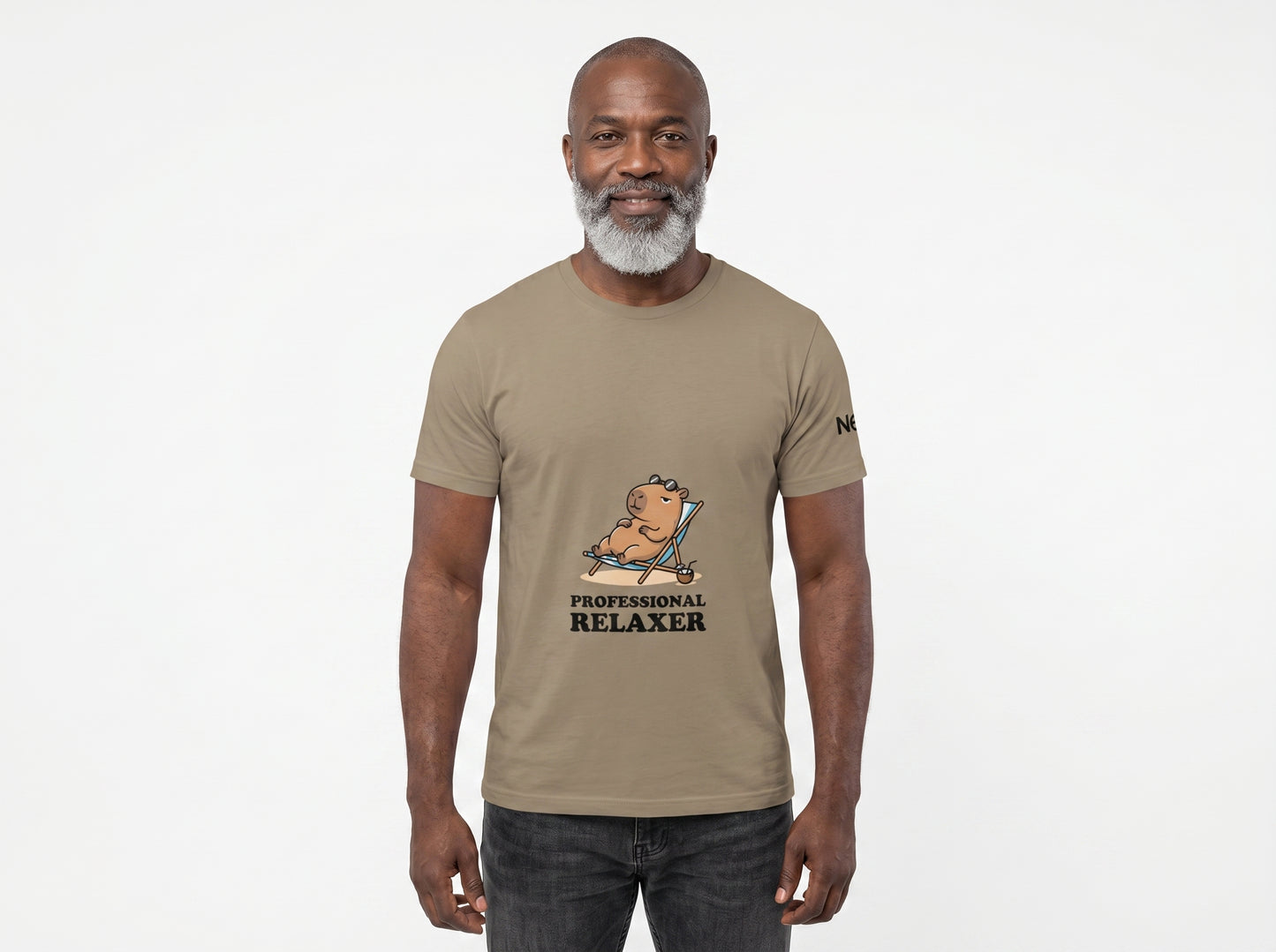 Professional Relaxer Shirt | Funny Capybara Meme Tee | Chill Capybara Graphic T-Shirt | Relaxed Vibes Shirt